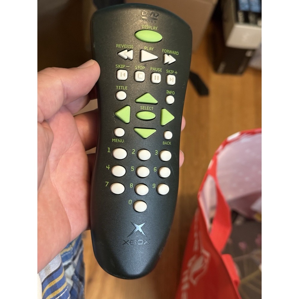 Genuine Microsoft Original‎ Xbox DVD Remote. Missing Sensor